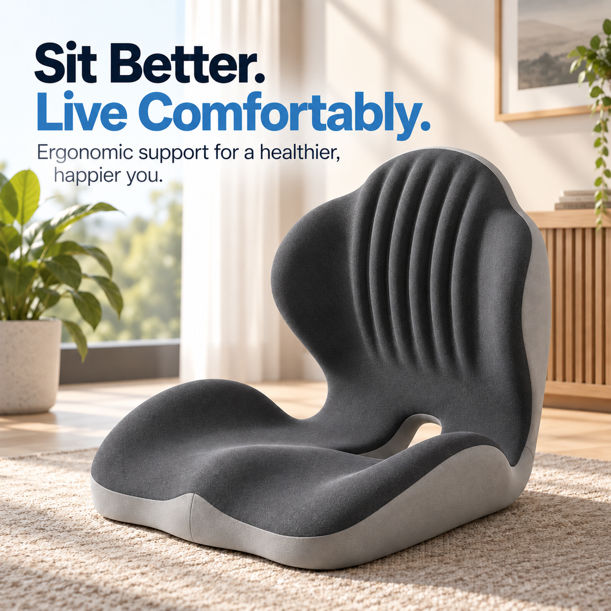 My Cushion Ergonomic Seat Back Support